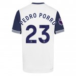 Günstige Fußballtrikots Tottenham Hotspur Pedro Porro 23 Heimtrikot 2024-25 Kurzarm